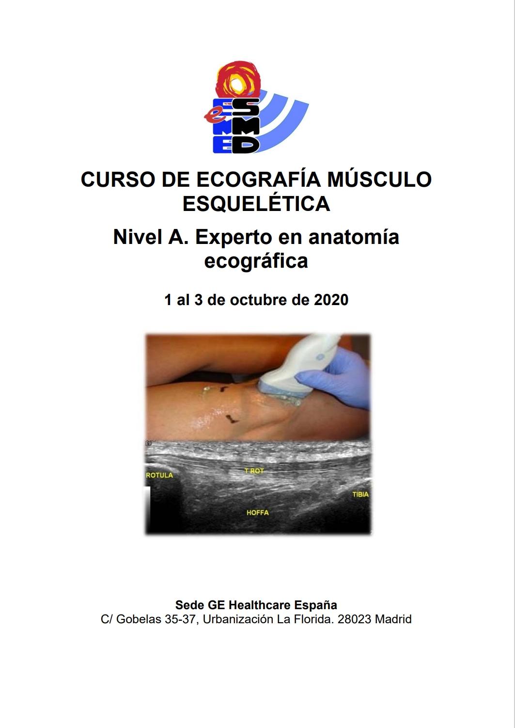 Curso de Ecografía Músculo Esquelética. Nivel A